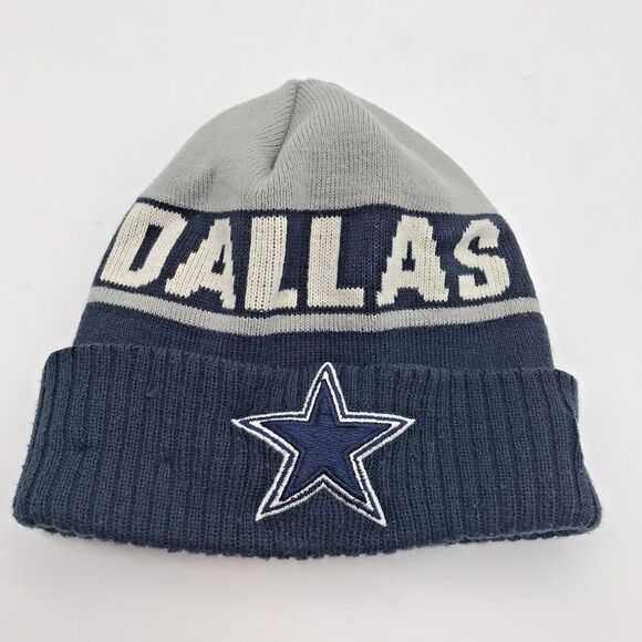 Dallas Cowboys 2018 NFL Sideline Home Official NFL Knit Hat New Era Navy Gray Y - Picture 3 of 10